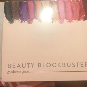 Makeup kit with brushes lip gloss eyeshadow sharpener and eye pencil